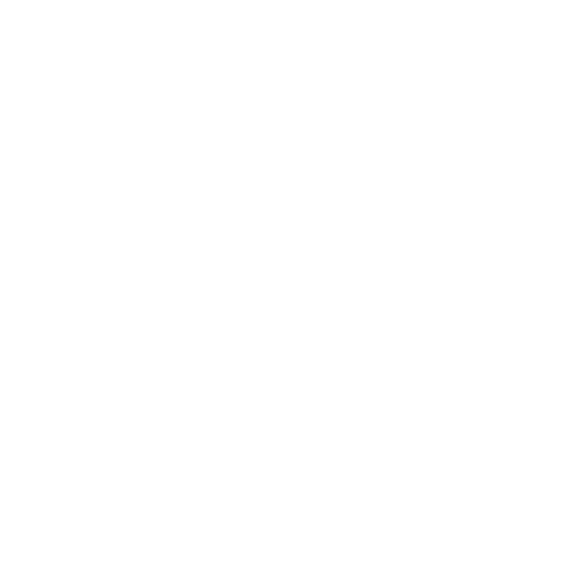 White outline icon of a luggage cart.