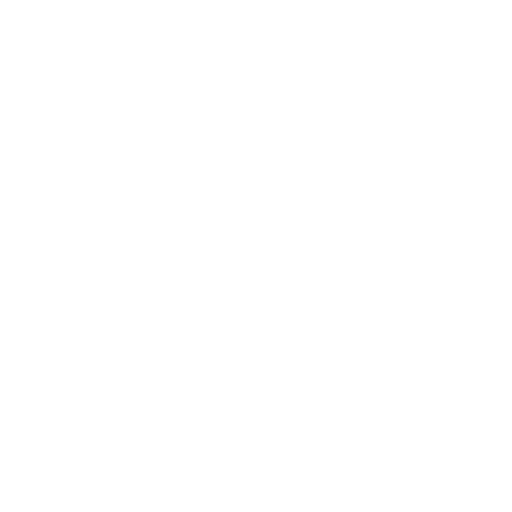 White outline icon of a map.