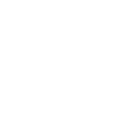 White outline icon of a shuttle van.